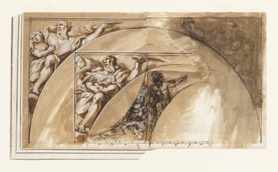 Progetto per decorazione di spandrel da Ciro Ferri